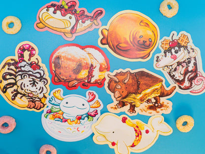 8-Sticker Pack Delicious Animals Series #2 AlienInAJar