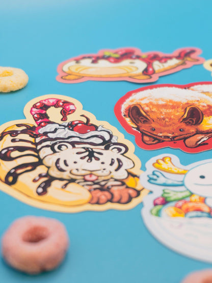 8-Sticker Pack Delicious Animals Series #2 AlienInAJar