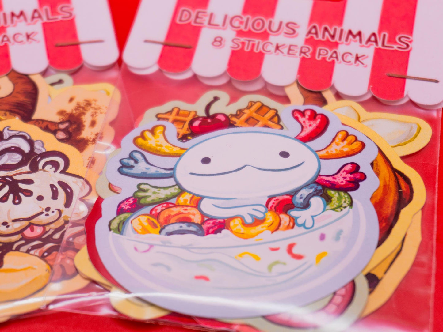 8-Sticker Pack Delicious Animals Series #2 AlienInAJar