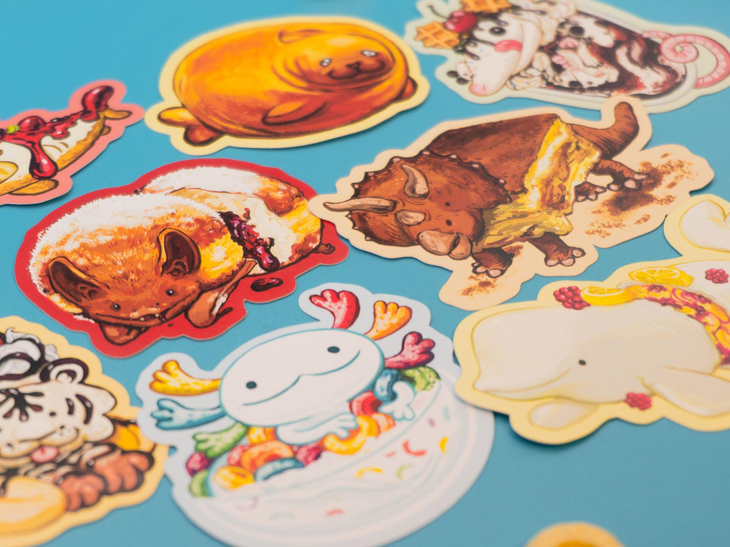 8-Sticker Pack Delicious Animals Series #2 AlienInAJar