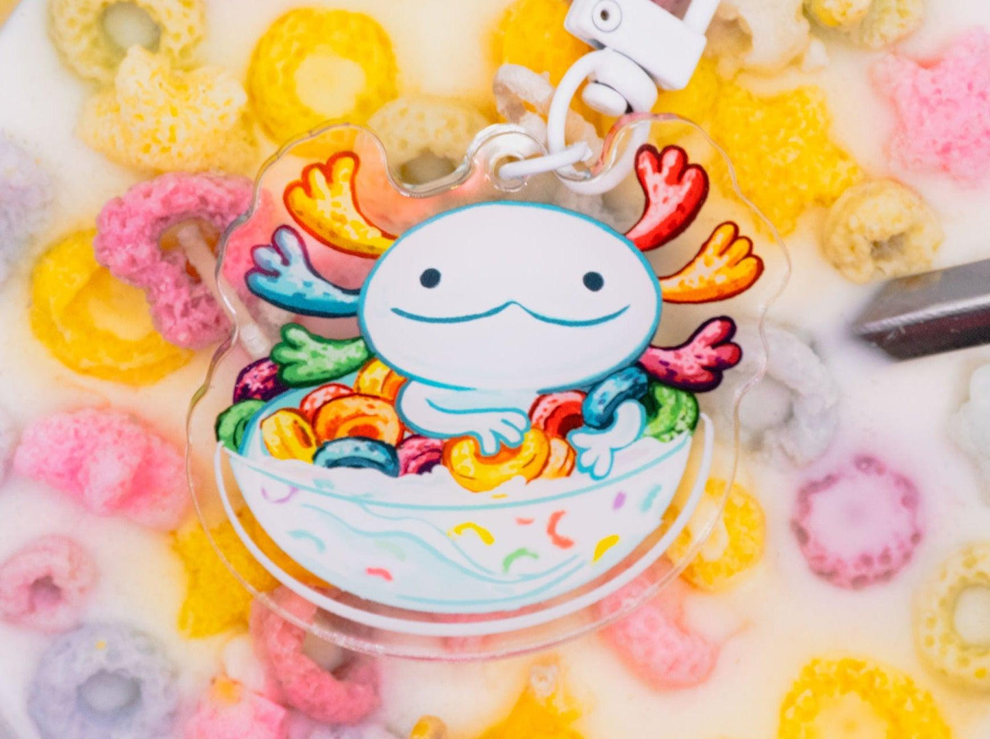 Axolöops Acrylic Keycharm AlienInAJar