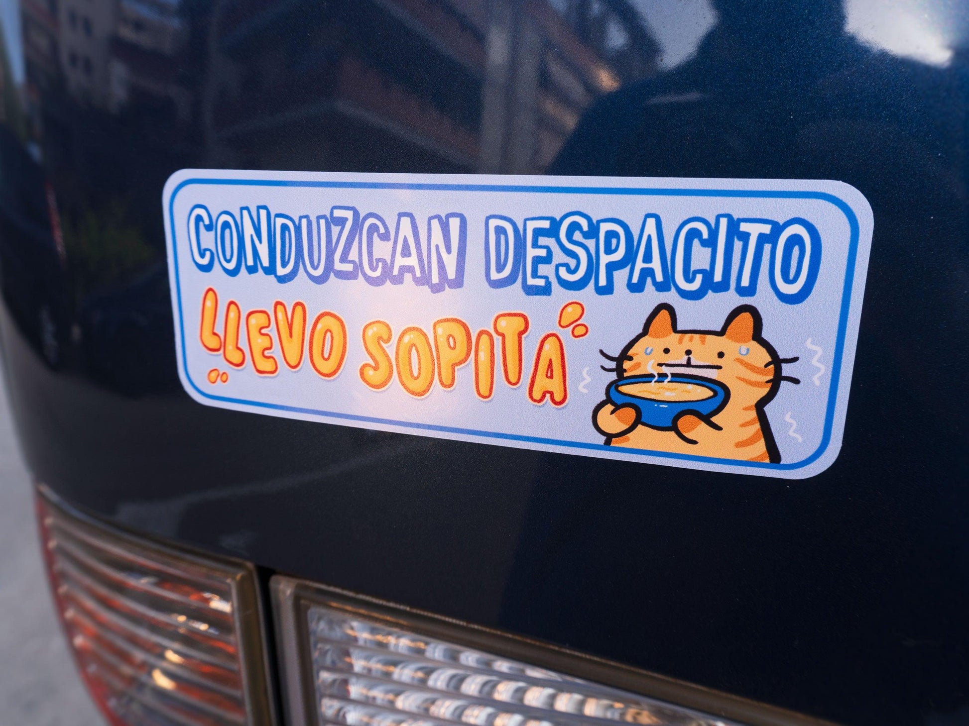 Car Bumper Sticker "Please Drive Carefully I Have Soup" AlienInAJar