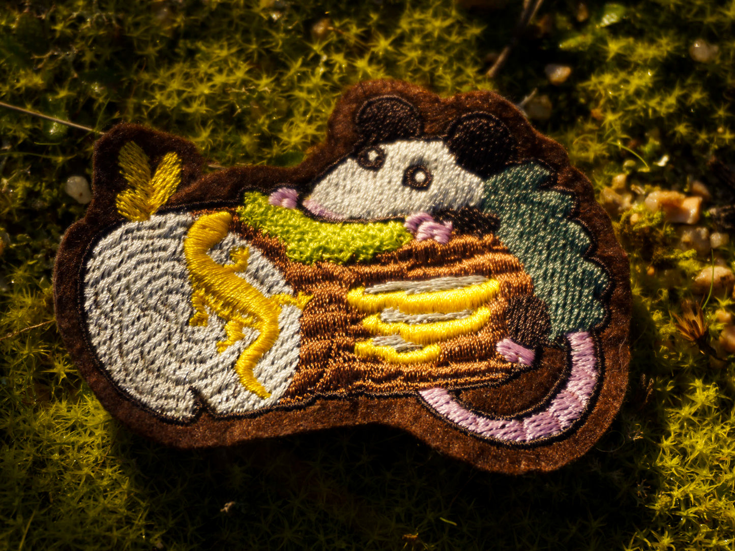 Opossum and friends Sew-On Patch