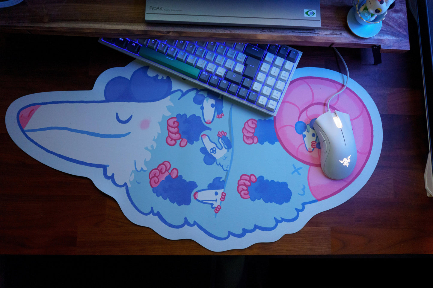 Opossum Mouse Pad AlienInAJar