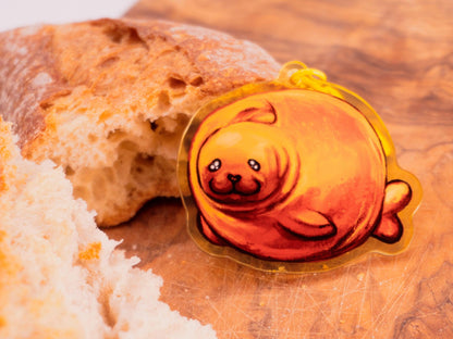 Seal Bread Acrylic Keycharm AlienInAJar