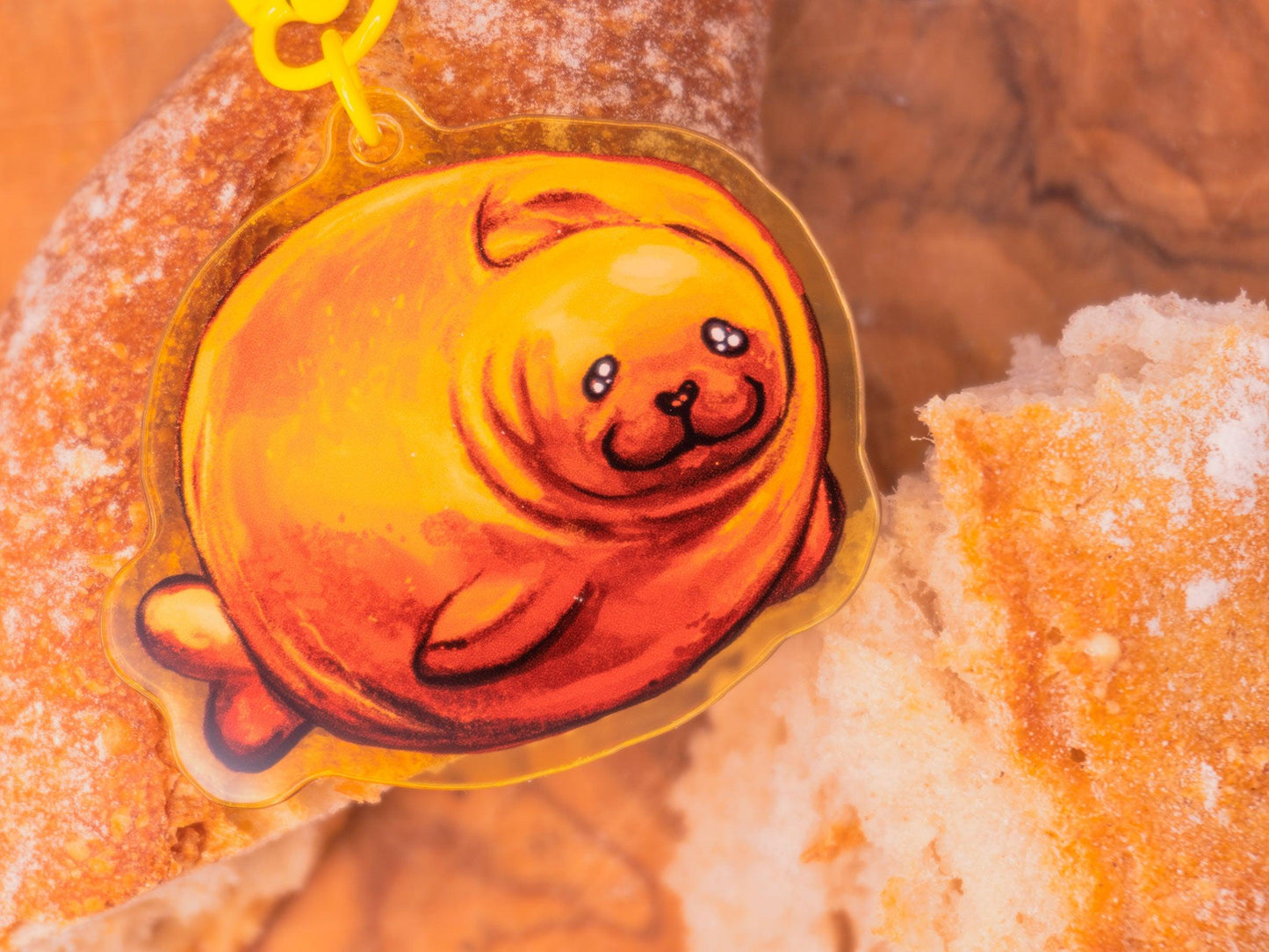 Seal Bread Acrylic Keycharm AlienInAJar