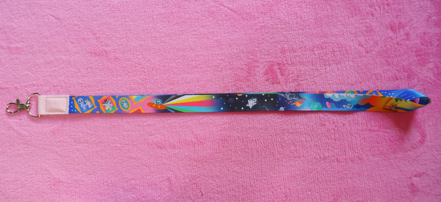 Alien Cat Adventures Lanyard AlienInAJar