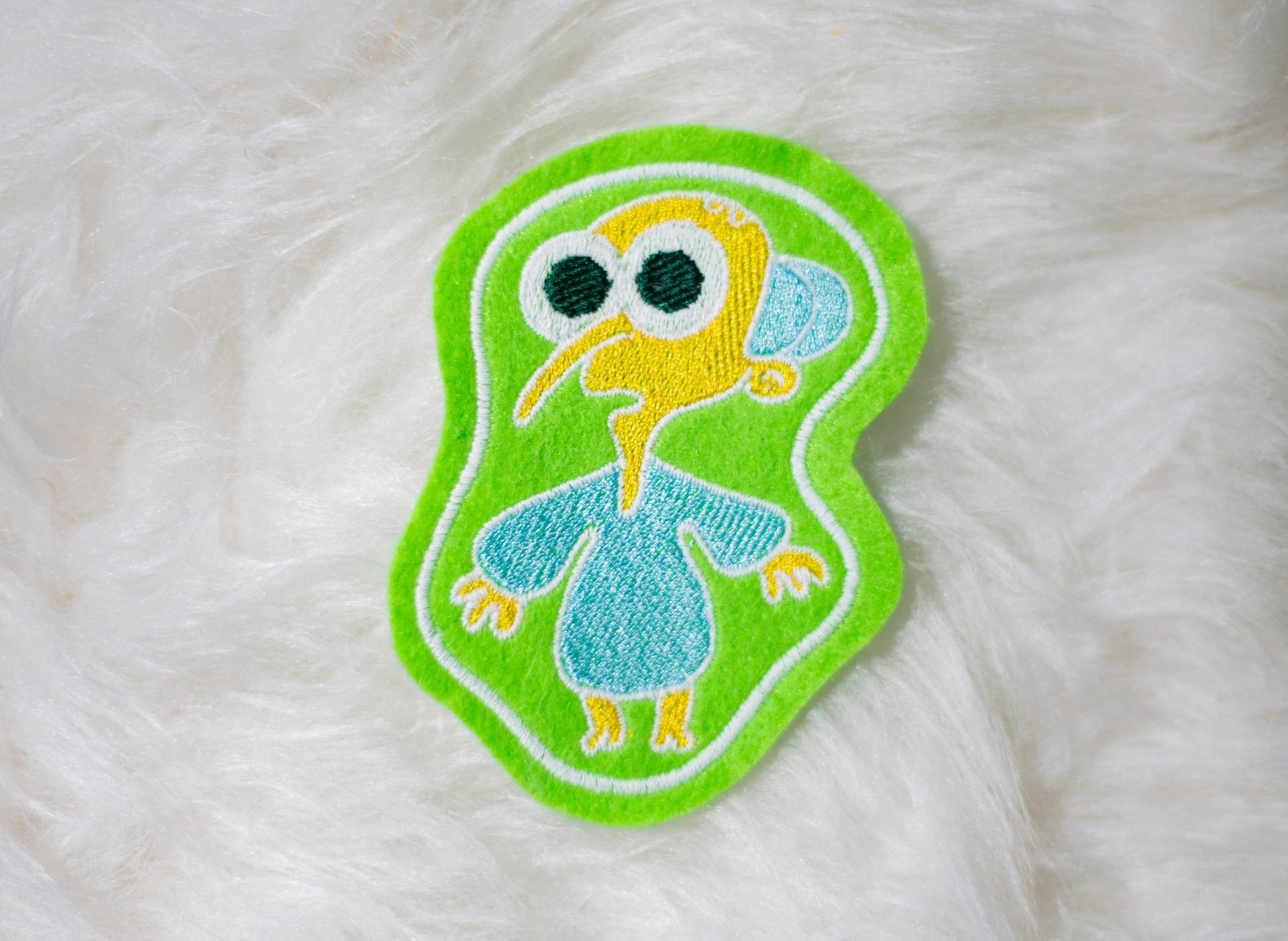 Alien Mr. Burns (Glow in the dark) Sew-On Patch AlienInAJar