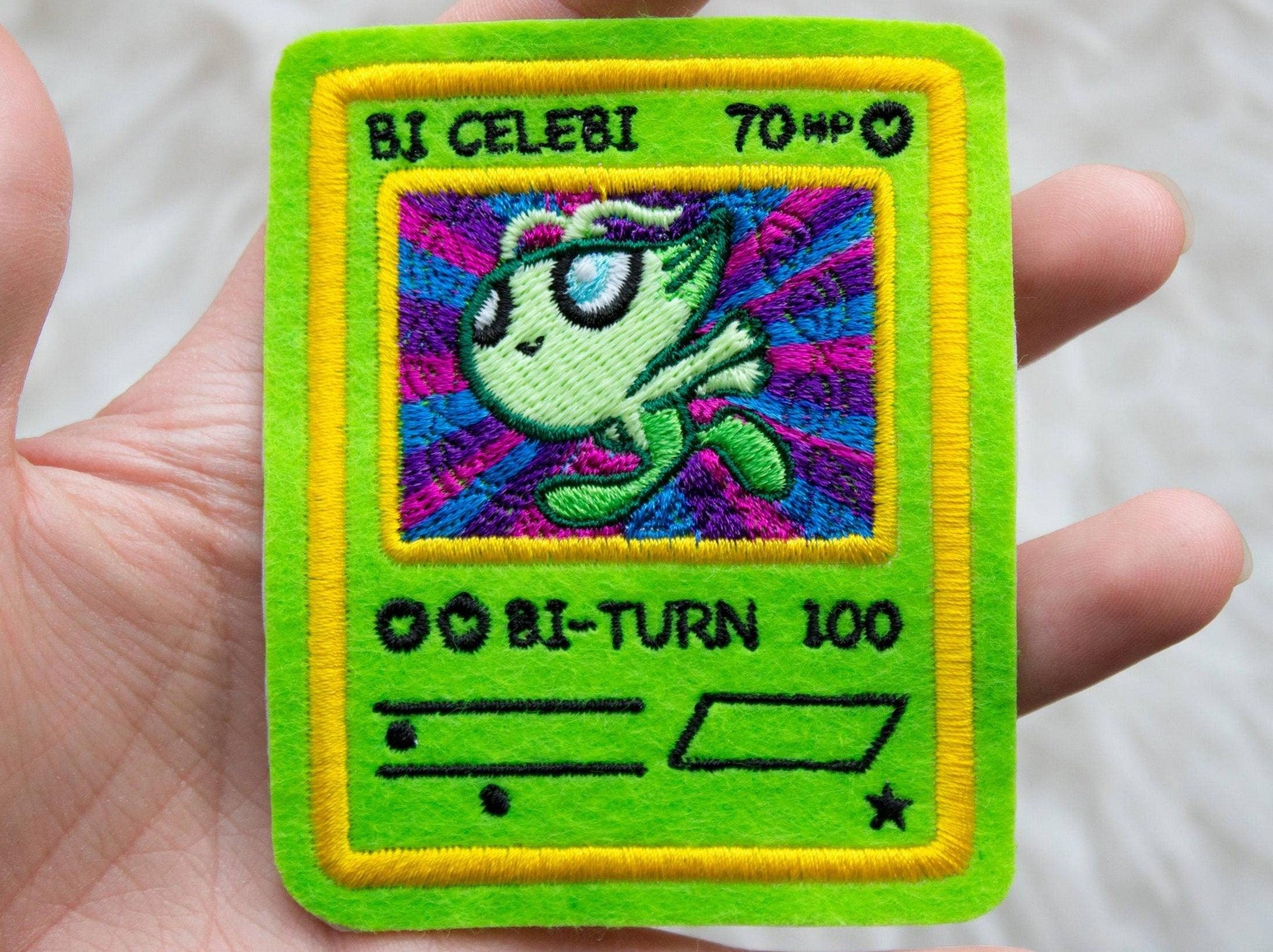 Bi Celebi Card Sew-On Patch AlienInAJar