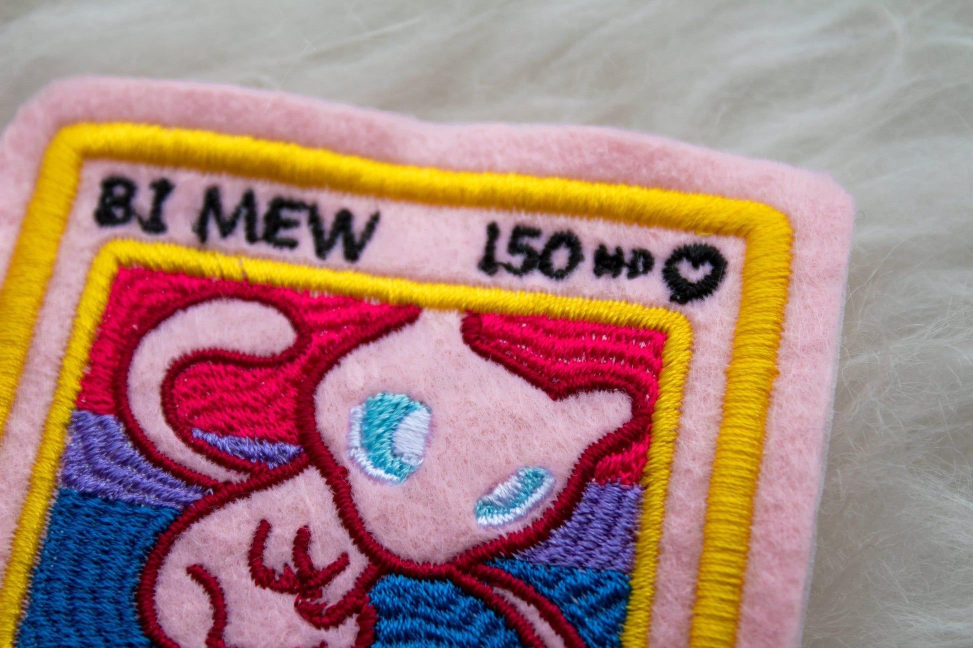 Bi Mew Pokemon Card Sew-On Patch AlienInAJar