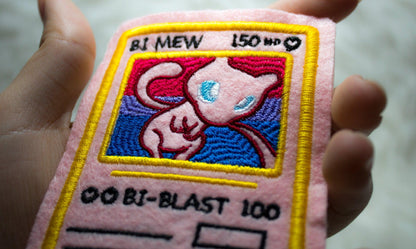 Bi Mew Pokemon Card Sew-On Patch AlienInAJar