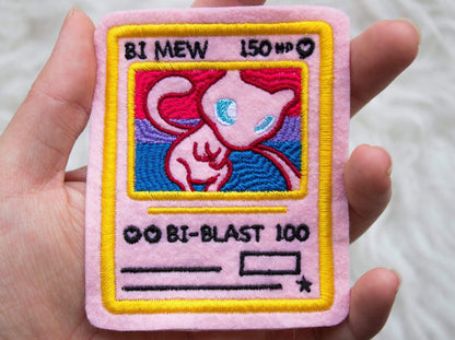 Bi Mew Pokemon Card Sew-On Patch AlienInAJar