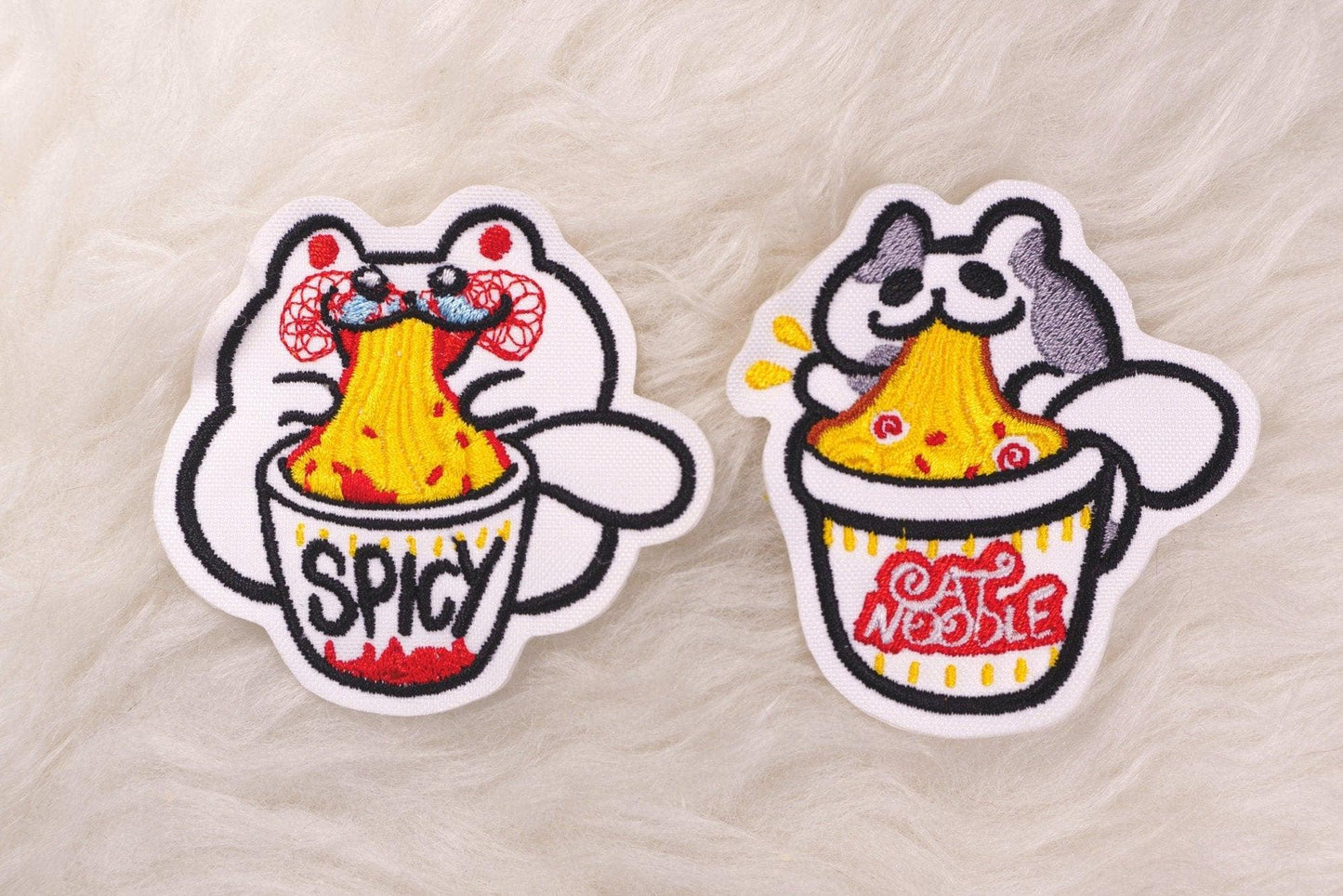 Cat Noodles Sew-On Patches AlienInAJar