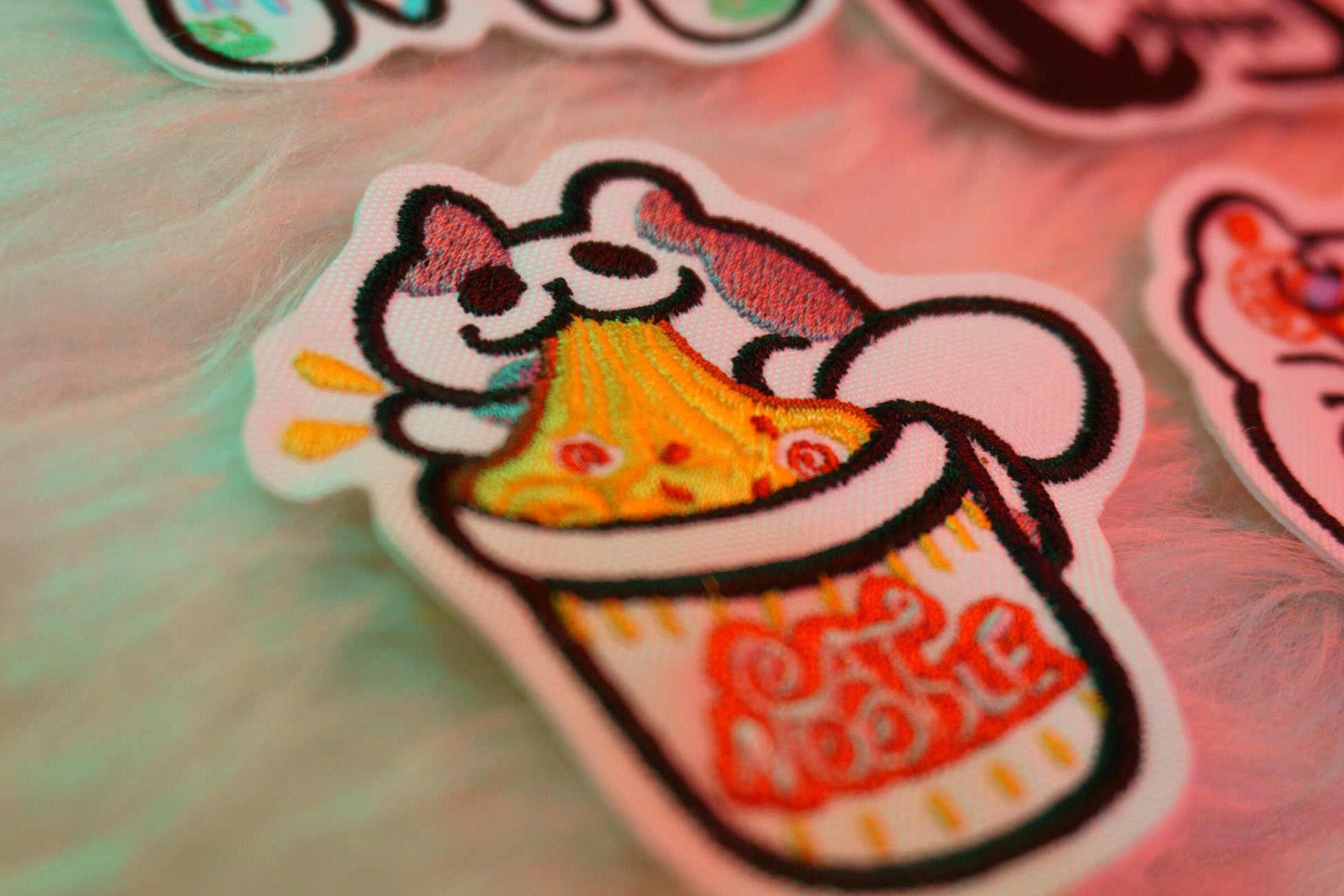 Cat Noodles Sew-On Patches AlienInAJar