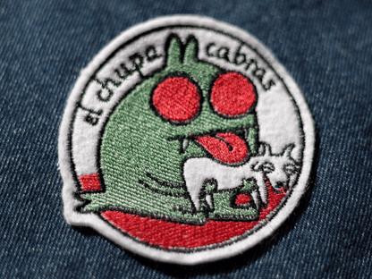 Chupacabras Sew-on Patch AlienInAJar