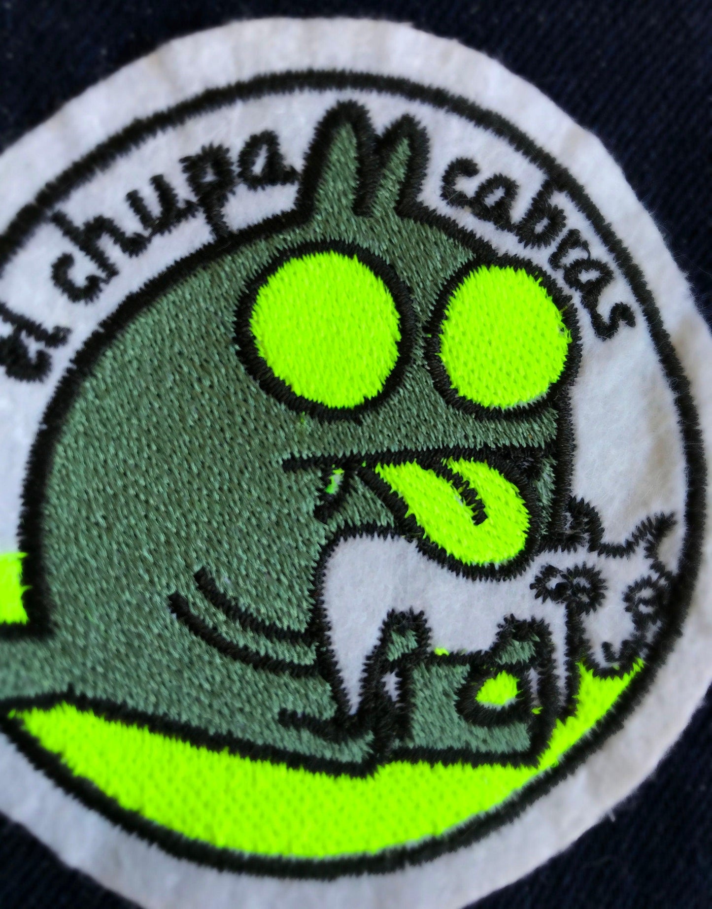 Chupacabras Sew-on Patch AlienInAJar