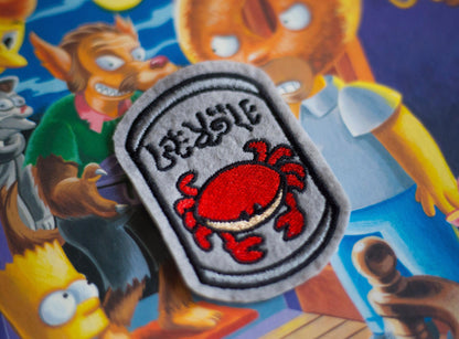 Crab Juice Sew-On Patch AlienInAJar