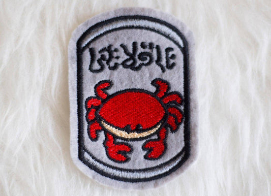 Crab Juice Sew-On Patch AlienInAJar