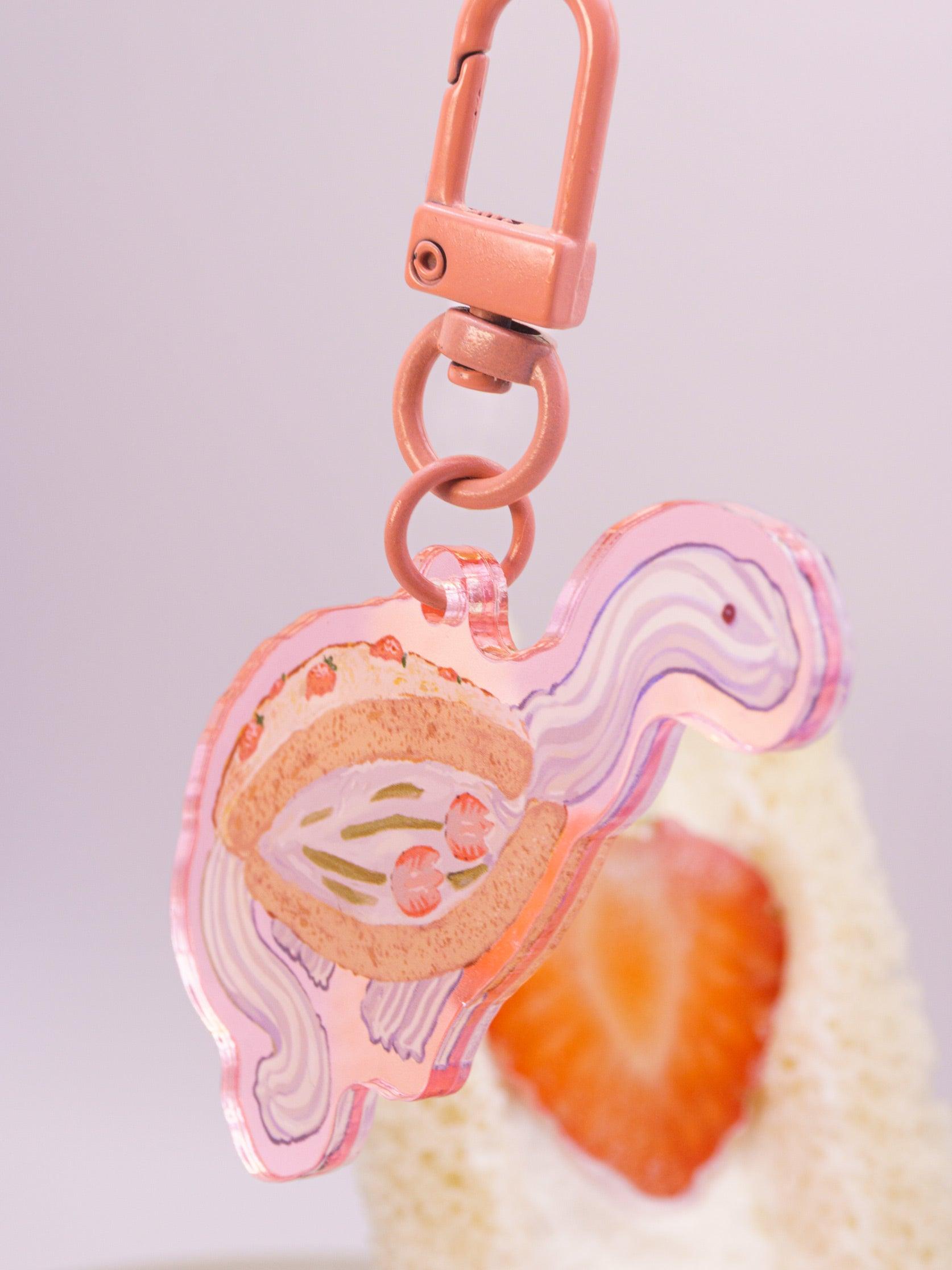 Diplocream'n Berries Sandwich Acrylic Keycharm AlienInAJar