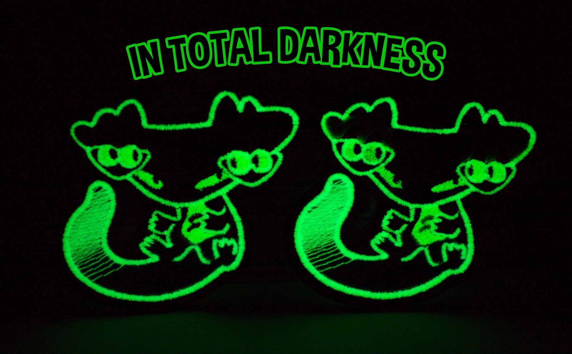 DragapuIt Glow in the dark Sew-On Patch AlienInAJar