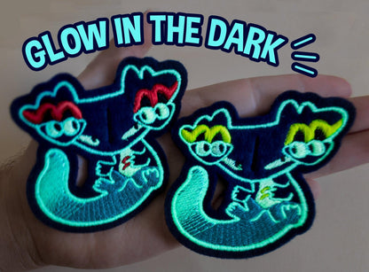 DragapuIt Glow in the dark Sew-On Patch AlienInAJar