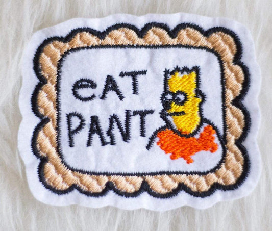 Eat Pant Bart Meme Sew-On Patch AlienInAJar