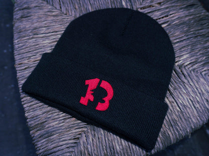 FEAR OF THE 13 BLACK BEANIE AlienInAJar