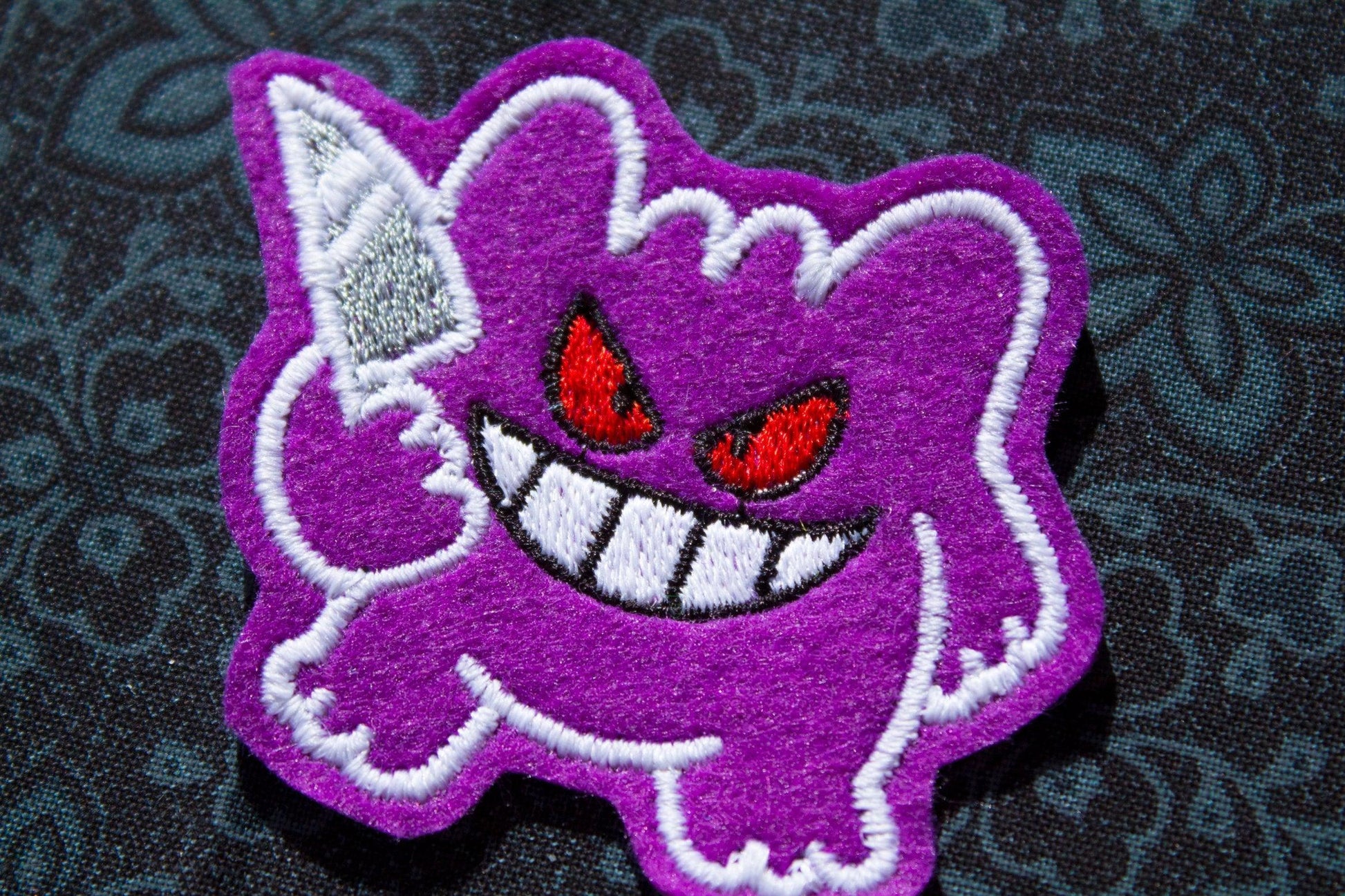 Ghost Pokemon Glow in the dark Sew-On Patches AlienInAJar