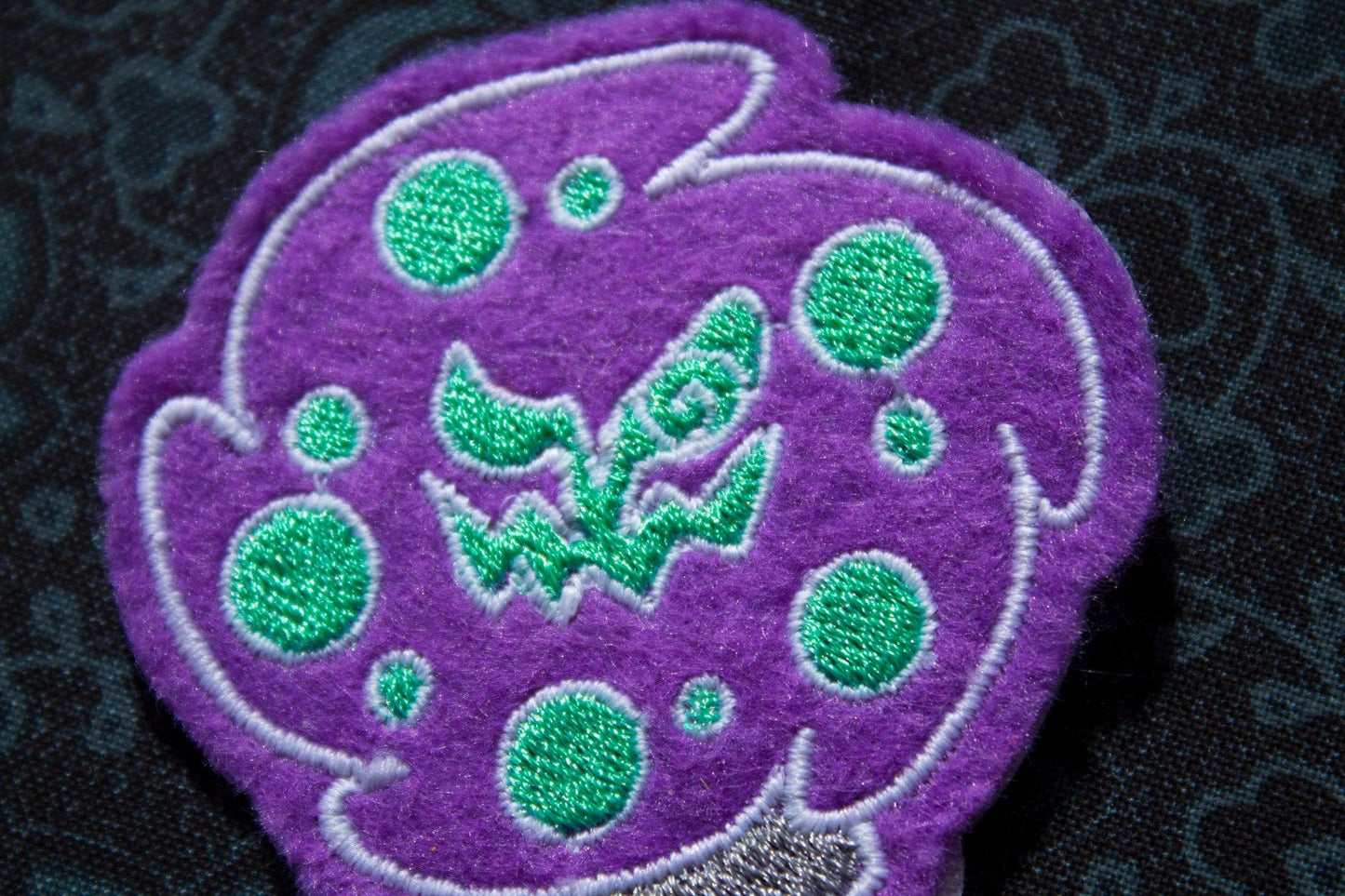 Ghost Pokemon Glow in the dark Sew-On Patches AlienInAJar