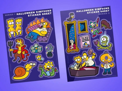 Halloween Peel-off sticker sheets A5 AlienInAJar