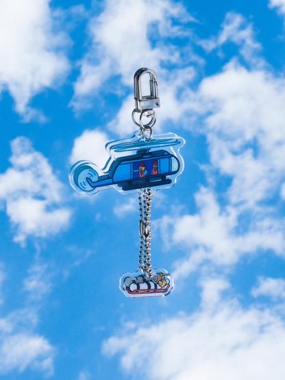 Homer Helicopter Acrylic Keycharm AlienInAJar