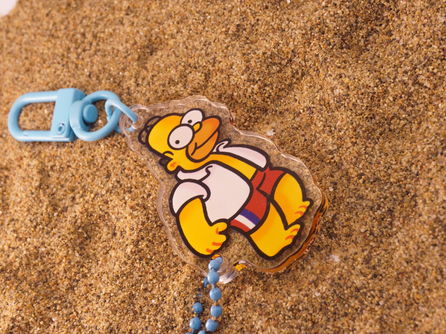 Homer and Pinchy Acrylic Keycharm AlienInAJar