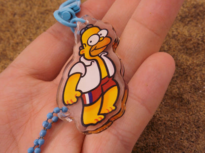 Homer and Pinchy Acrylic Keycharm AlienInAJar