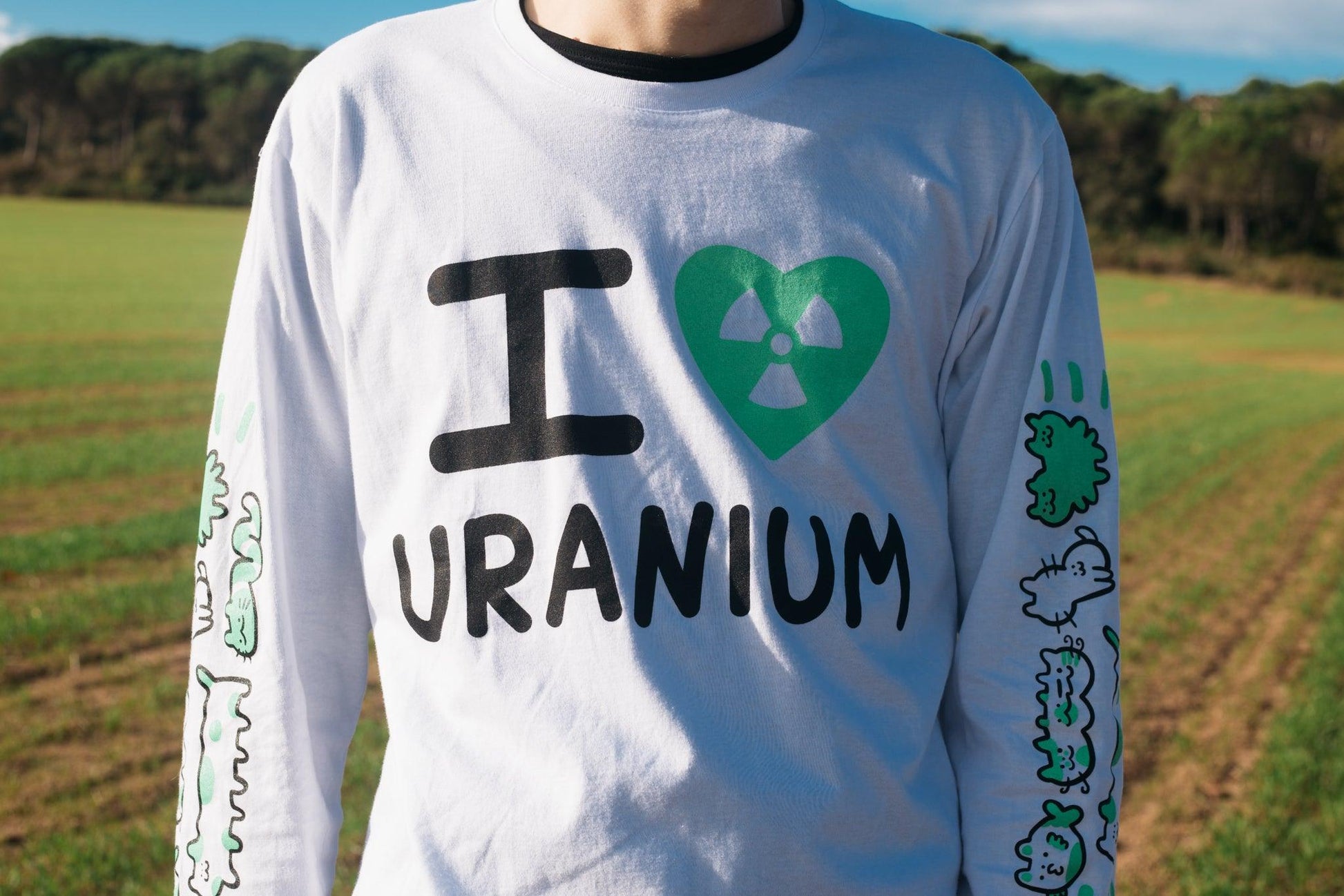 I LOVE URANIUM LONG SLEEVE SHIRT AlienInAJar