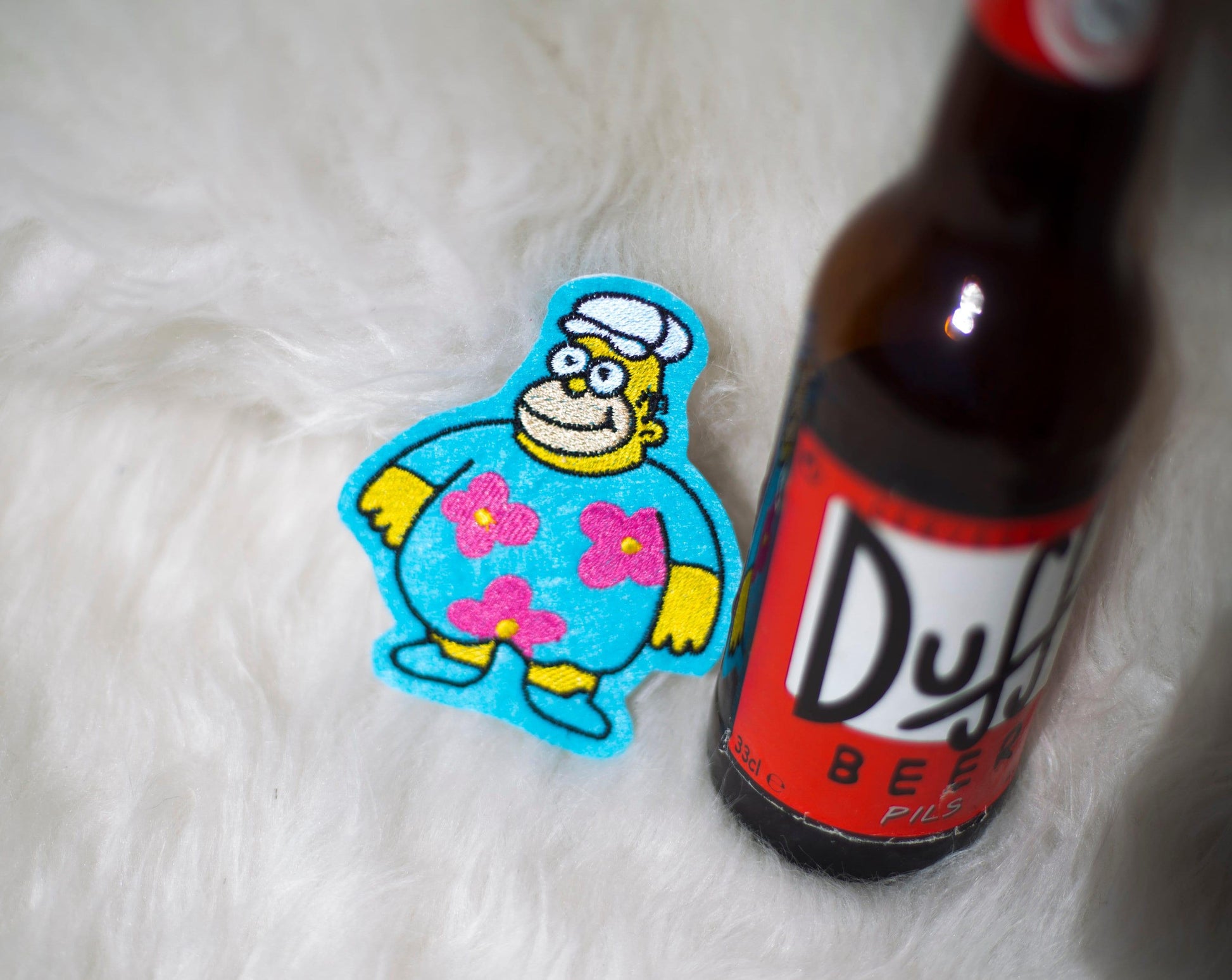 King-Size Homer Sew-On Patch AlienInAJar