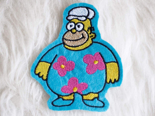 King-Size Homer Sew-On Patch AlienInAJar