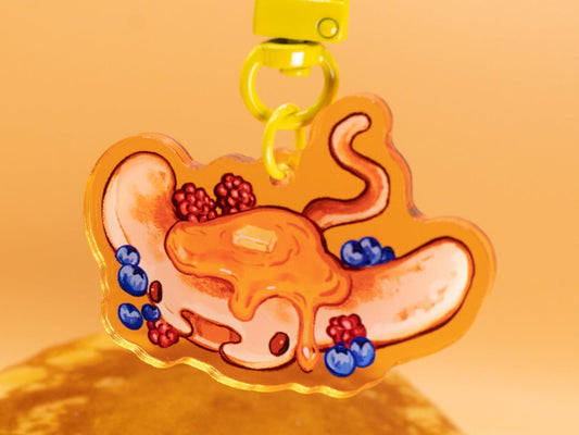 Manta Ray Pancake Acrylic Keycharm AlienInAJar