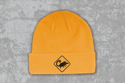 OPOSSUM SIGN YELLOW BEANIE AlienInAJar