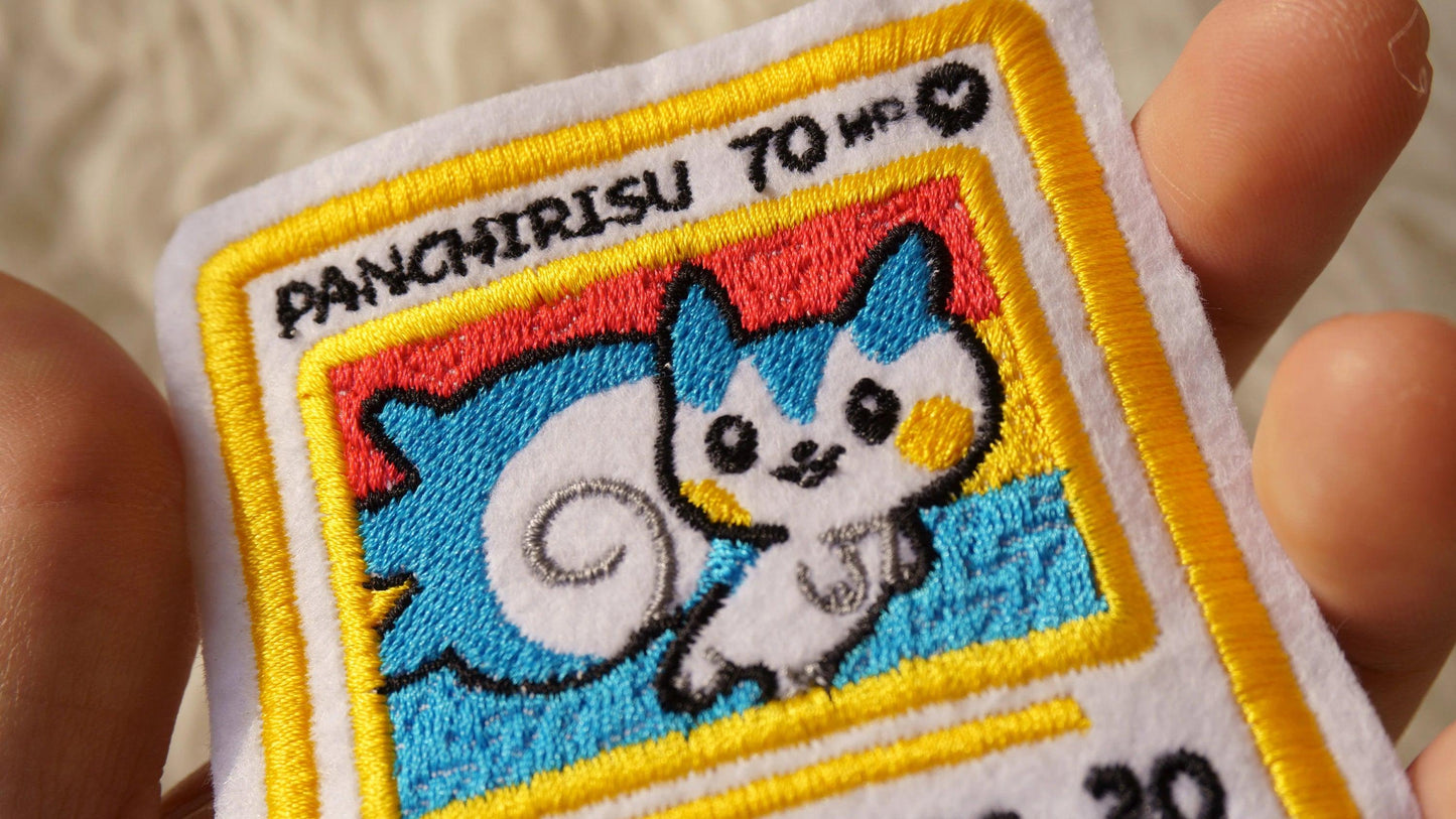 Panchirisu Card Sew-On Patch AlienInAJar