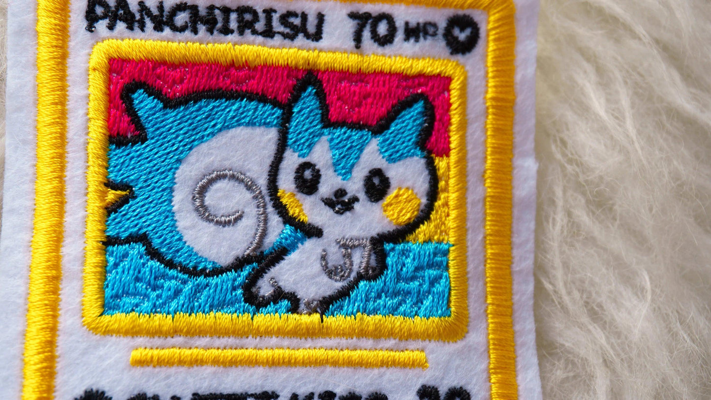 Panchirisu Card Sew-On Patch AlienInAJar