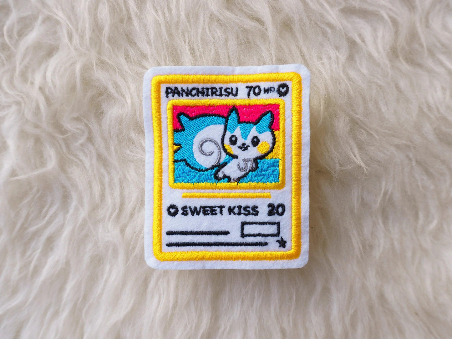 Panchirisu Card Sew-On Patch AlienInAJar