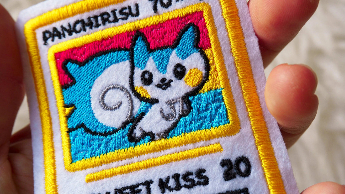 Panchirisu Card Sew-On Patch AlienInAJar