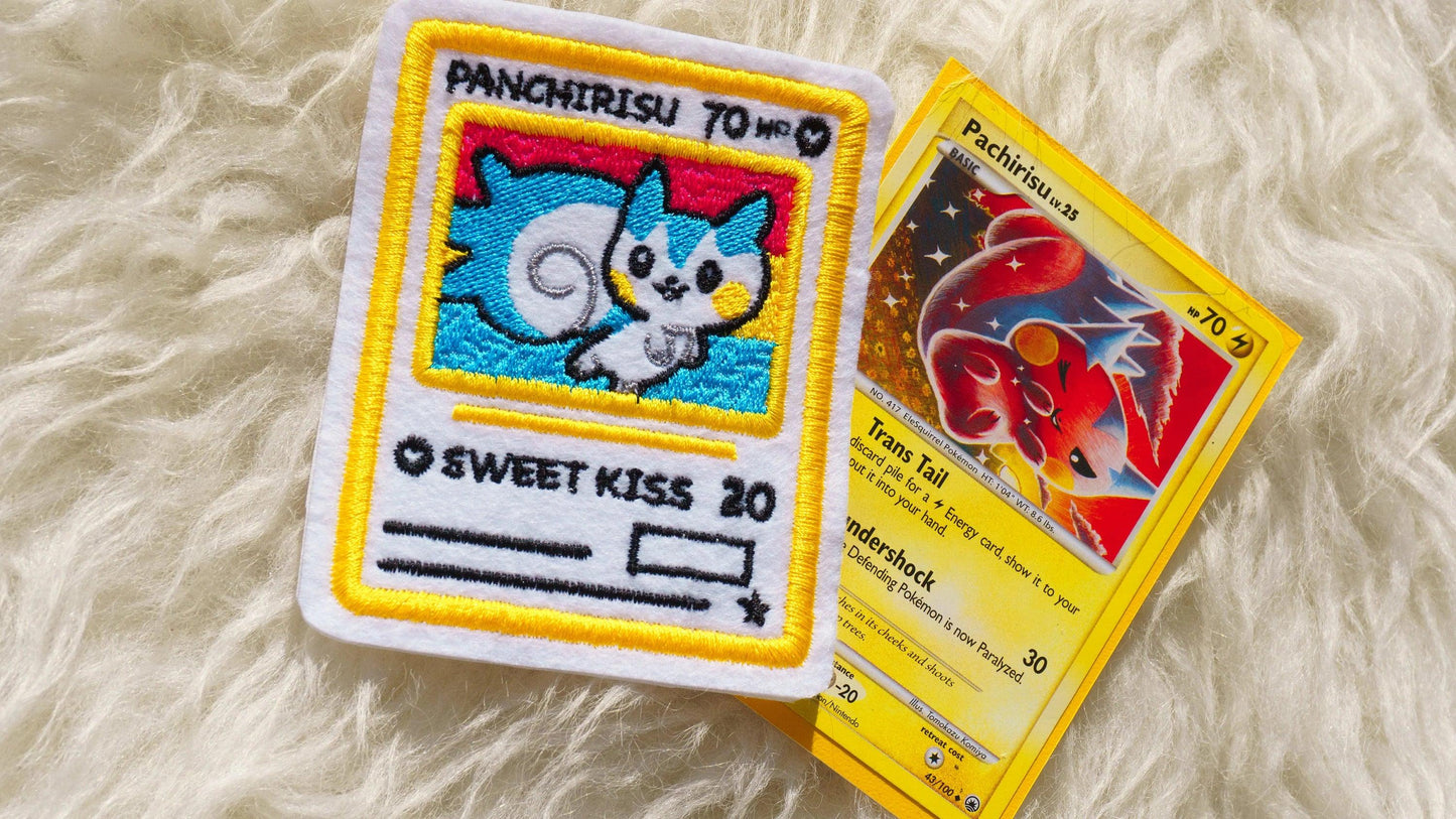 Panchirisu Card Sew-On Patch AlienInAJar