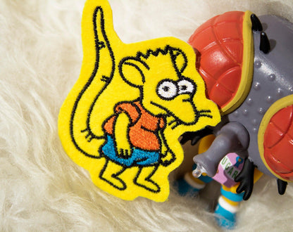 Ratboy Bart Sew-On Patch AlienInAJar