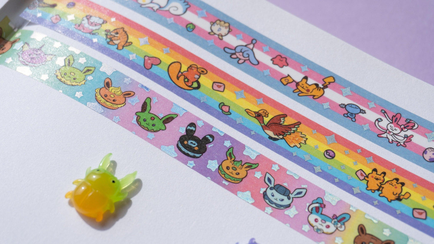 Trans Parade Holographic Washi Tape AlienInAJar