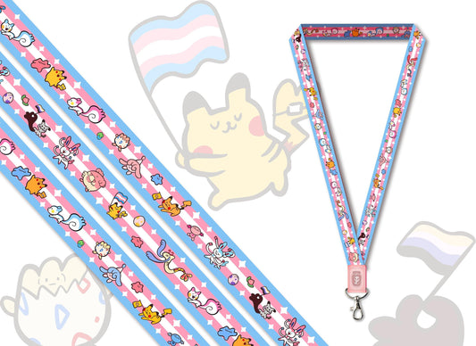 Trans Parade Lanyard AlienInAJar