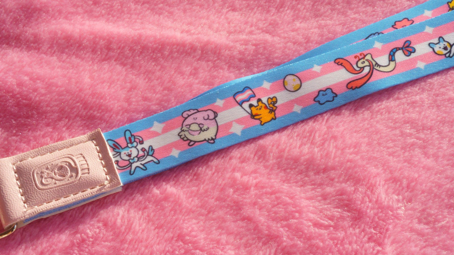 Trans Parade Lanyard AlienInAJar