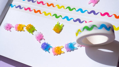 Worm on a String Glitter Washi Tape AlienInAJar