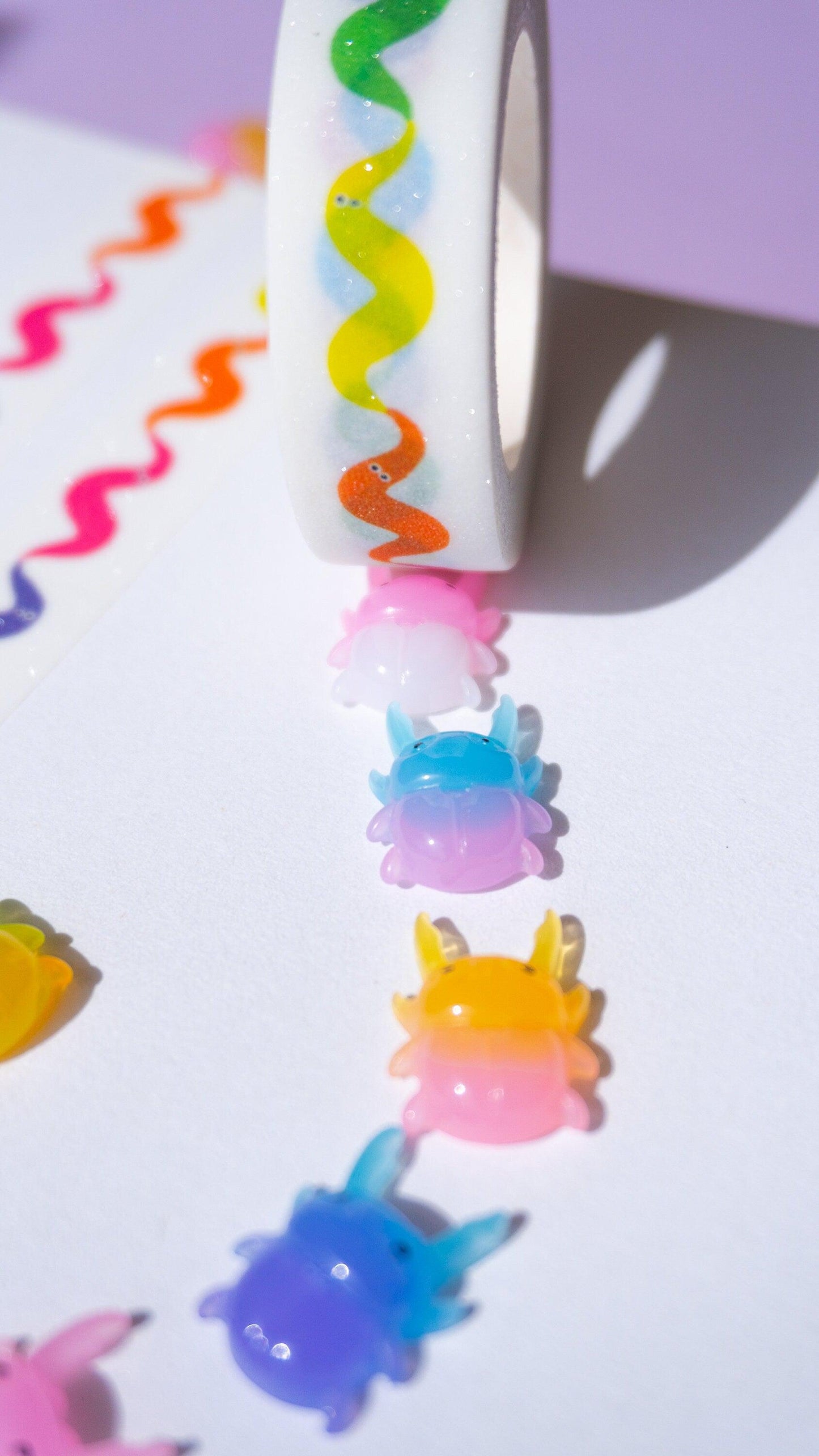 Worm on a String Glitter Washi Tape AlienInAJar